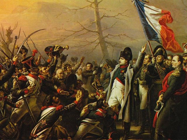 Who commanded the French army in the Battle of Waterloo?