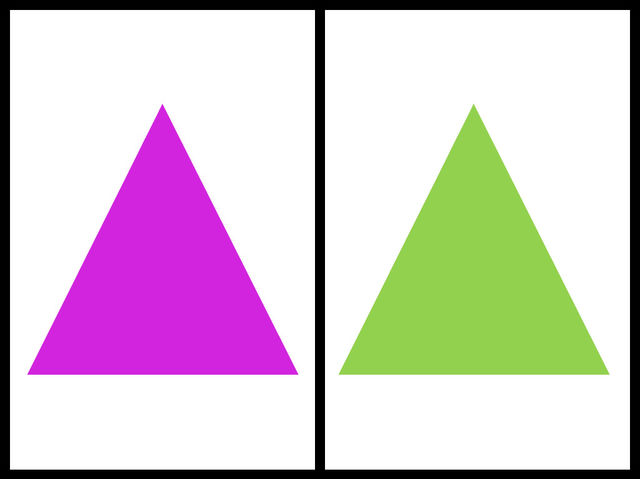 Lequel de ces triangles est le plus grand ?