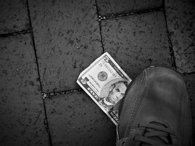 Someone drops a 20 dollar bill, what do you do?