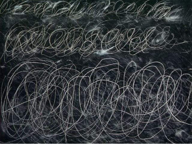 Is this the work of a famous artist, or a child's scribble?