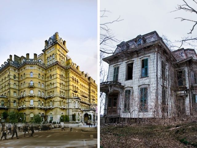 People claim that there are ghosts in one of these buildings. Which one is it?