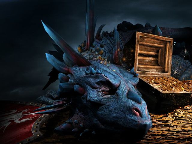 Choose an image of a dragon: