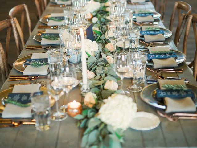 Pick a centrepiece for your tables: