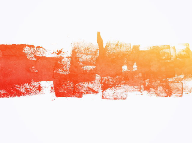 How many shades of orange do you see in this image?