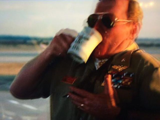 When you ask for permission to do a fly-by and you’re told, “Negative, Ghostrider, the pattern is full,” you . . .