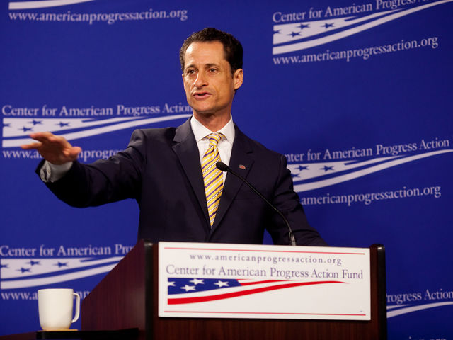 Federal officials are looking for Weiner to spend 21-27 months in prison for his inappropriate contact with a 15-year-old girl.