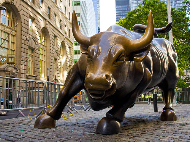 As New Yorkers prepared for the snowstorm, one NYC resident made sure that the new statue across from the Wall Street Bull had an umbrella for protection. What is the name of that statue?