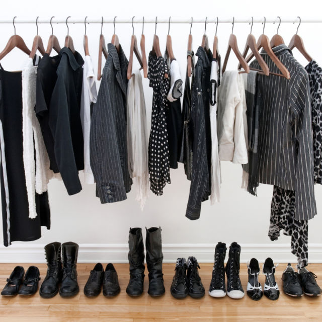 If we opened your closet, what color palette would we mostly see?