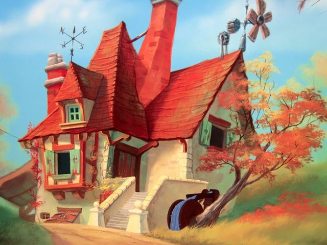 What kind of house do you start off your fairy tale in?