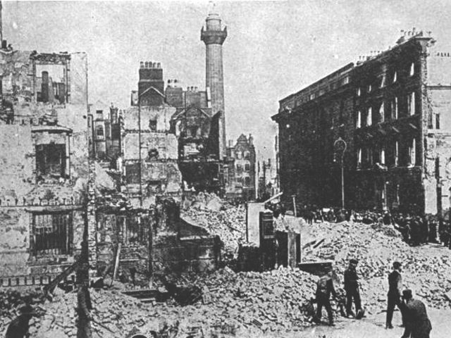 What other major conflict was taking place at the same time as the Easter Rising?