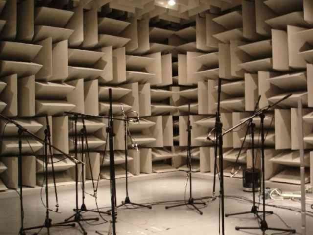 What type of materials are most suitable for the control of sound?