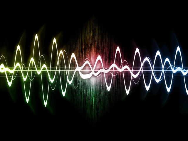 Sound travels in a…