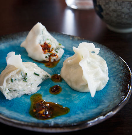Mackerel dumplings