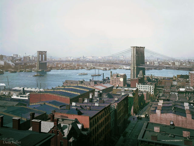 Η γέφυρα του Brooklyn το 1904