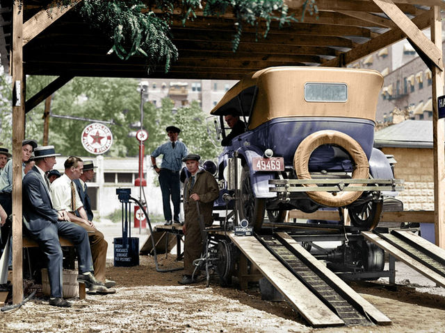 Βενζινάδικο στην Ουάσιγκτον το 1924