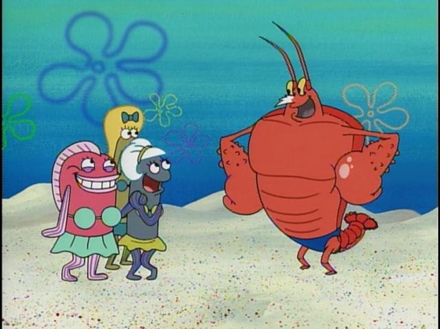 Larry La Langosta De Bob Esponja