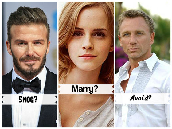 Who Should You Snog, Marry, Avoid?