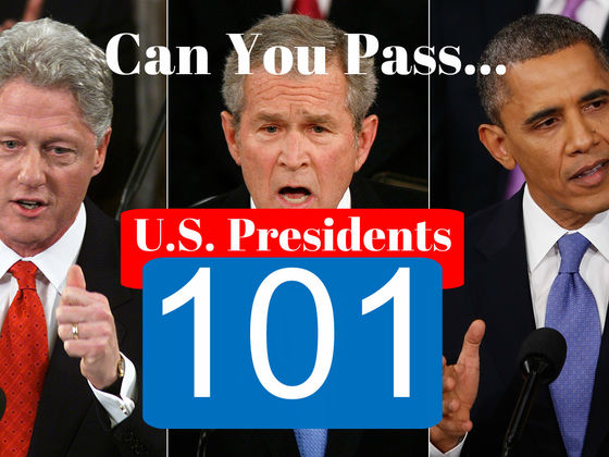 Can You Pass U.S. Presidents 101?