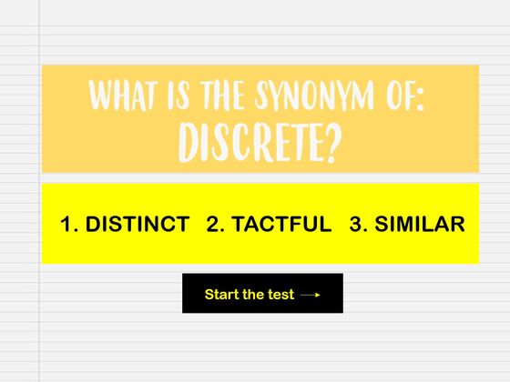 We Can Guess Your Level Of Education Based On Your Synonym Vocabulary