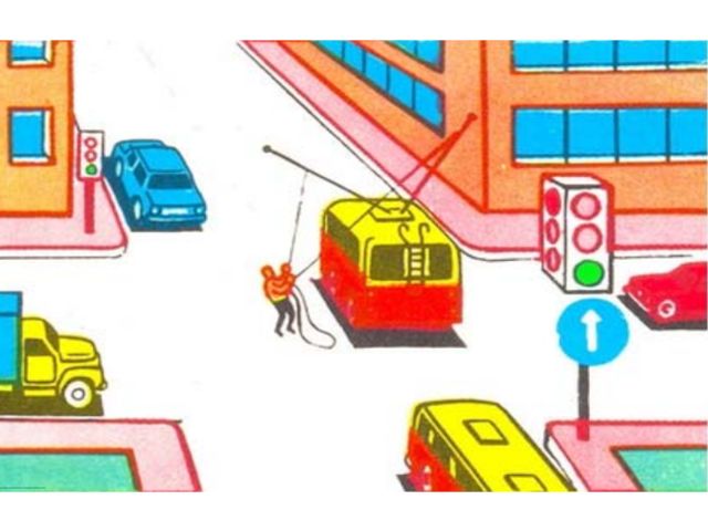 Թույլատրվու՞մ է արդյոք ավտոբուսի վարորդին մուտք գործել խաչմերուկ
տվյալ իրադրությունում:
