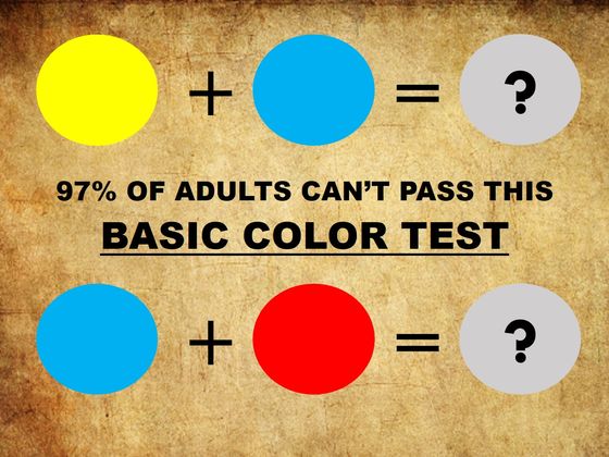 Il 97% degli adulti non supera questo test sui colori per bambini: e tu?