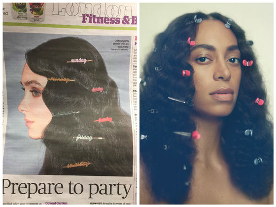 A London Newspaper Photoshoot Is Being Majorly Called Out For Copying Solange Knowles' Album Cover