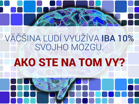 Koľko percent mozgu v skutočnosti využívate?