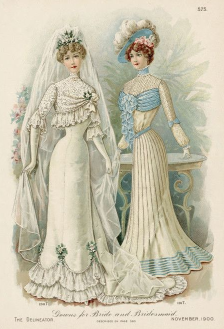 titanic era wedding dress