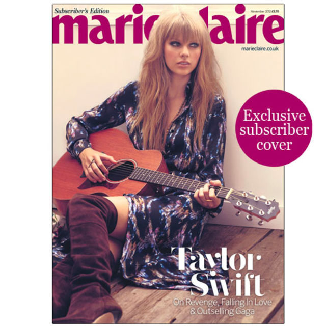 Taylor en Marie Claire cuando aún se dedicaba al más bien al country en lugar del pop