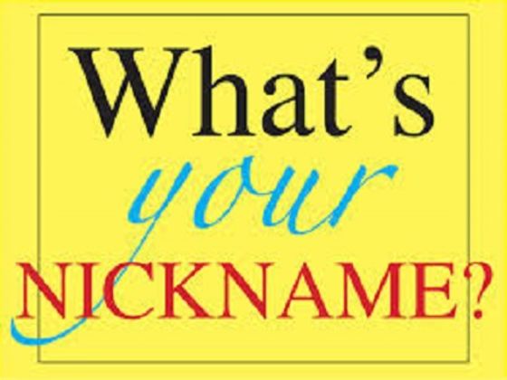 YOUR NICKNAME your nickname: