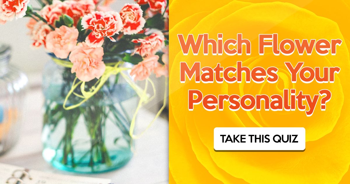 Which Flower Matches Your Personality? Playbuzz