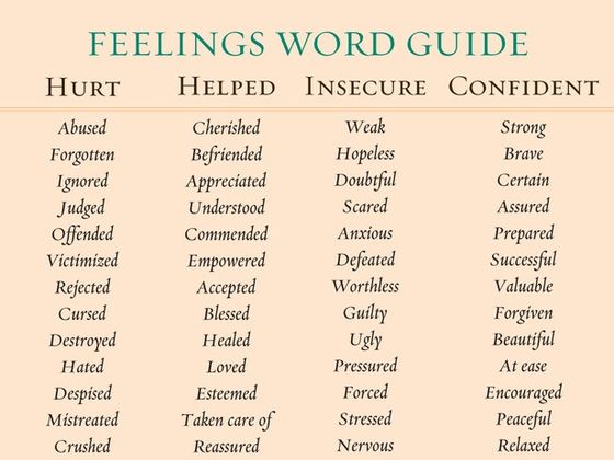 If You Were A Single Feeling, What Would You Be?