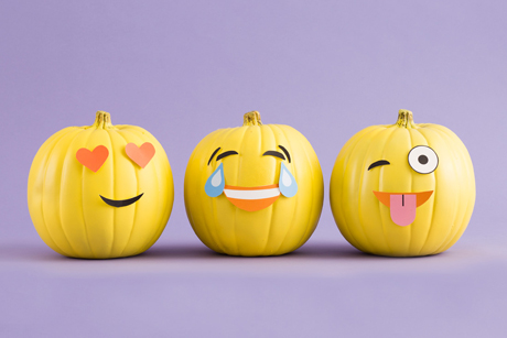 Image result for emoji pumpkins no carve