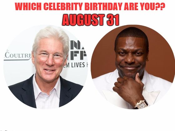 August 31: Which celebrity birthday are you? | Playbuzz
