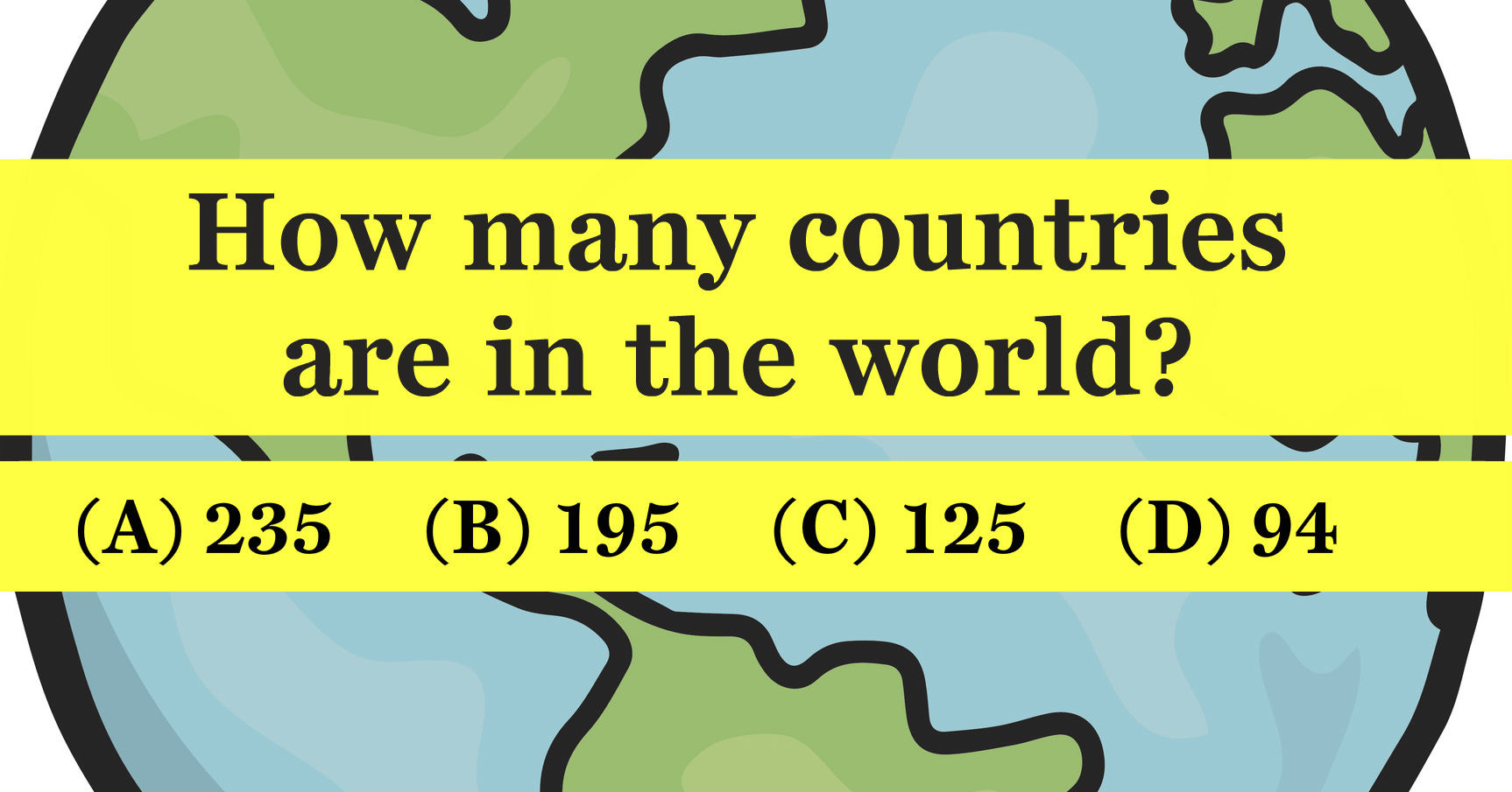 Only People With An IQ Score Of 144 Or Higher Passed This Geography