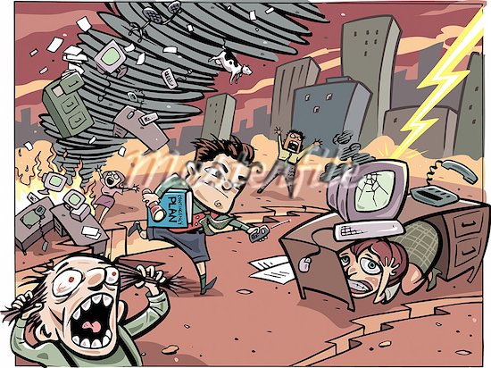 office tornado