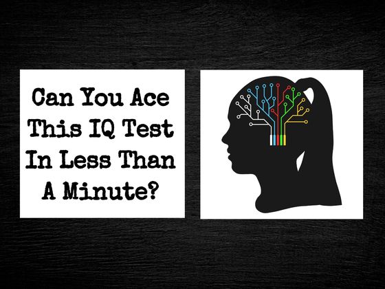 Can You Ace This IQ Test In Less Than A Minute?