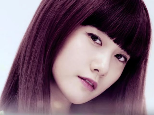 Which Girls' Generation MV features YoonA with dark bangs?