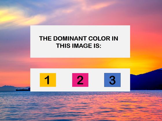 The Most Beautiful Test In The World Will Determine Your Dominant Emotional State!