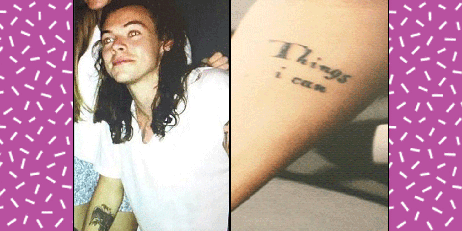 which harry styles tattoo describes you playbuzz which harry styles tattoo describes you playbuzz