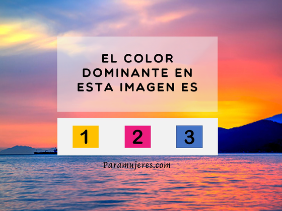 ¡El Test más hermoso del mundo determinará tu estado emocional dominante!