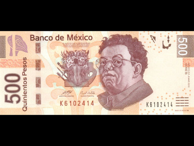 Frente billete 500 pesos