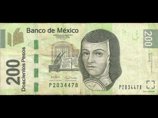 Frente billete 200 pesos