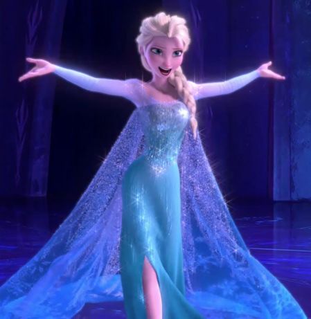 Elsa sang &quot;Let It Go&quot; and built her ice palace