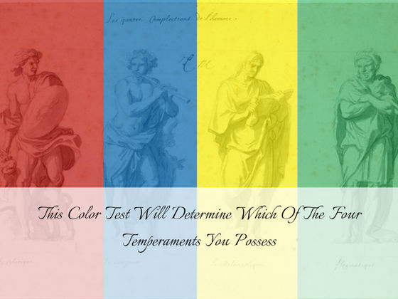 This Color Test Will Determine Which Of The Four Temperaments You Possess