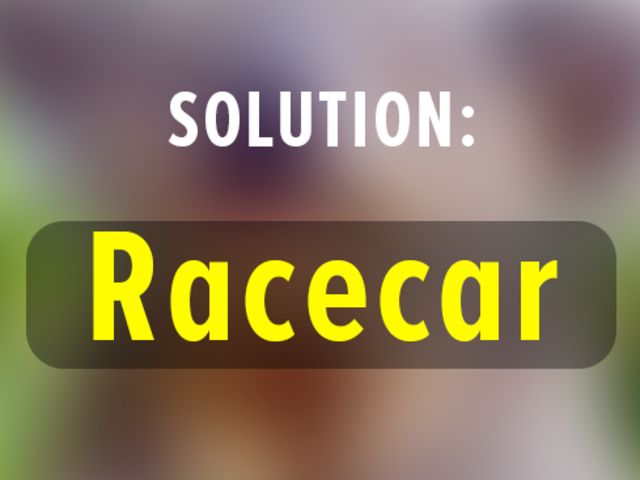 Which Vehicle Is Spelled The Same Forwards And Backwards