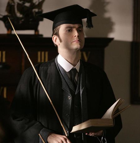 can you list david tennants doctor who costumes in the right