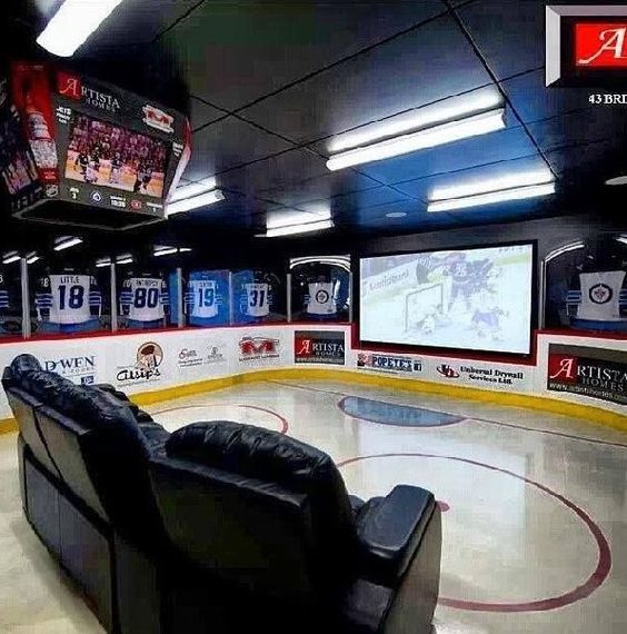 Hockey Man Cave Ideas Ultimate Hockey Man Cave: Your Dream Space