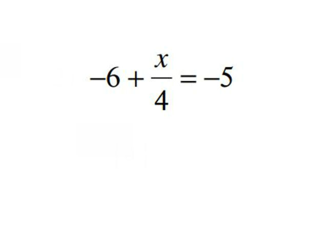 x = ?