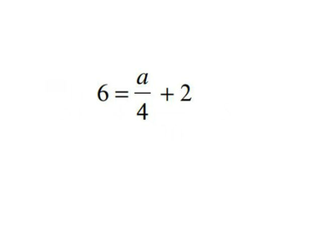 a = ?
